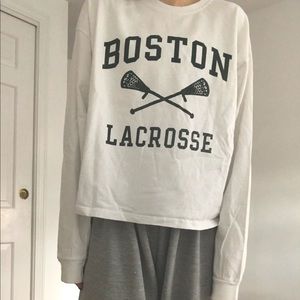 Brandy Melville Boston Lacrosse Long Sleeve